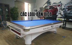 các loại bàn bida