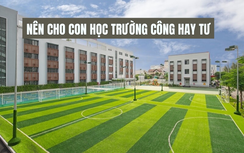 nên cho con học trường mầm non công hay tư