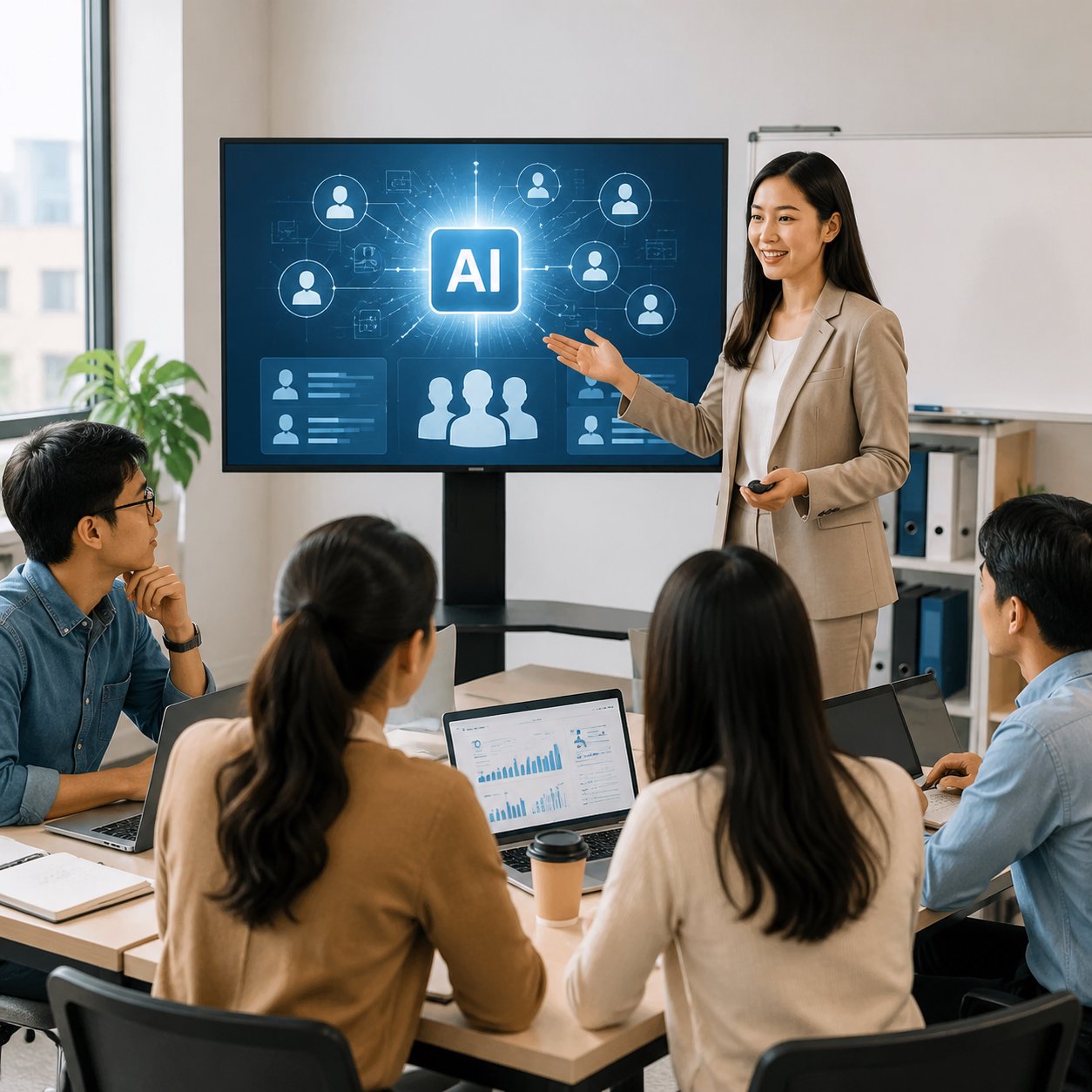 Ứng dụng AI cho phòng nhân sự: Năng lực mới học viên quản trị cần trang bị